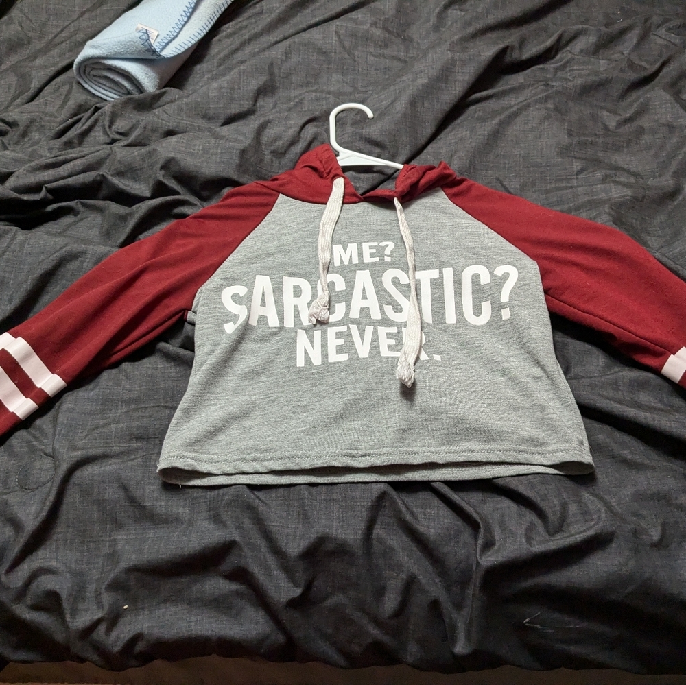 Cropped hoodie